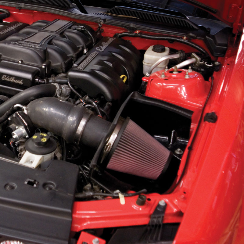 Edelbrock Air Intake Competition E-Force Supercharged 05-09 Mustang GT'S 15808 Photo - Mounted