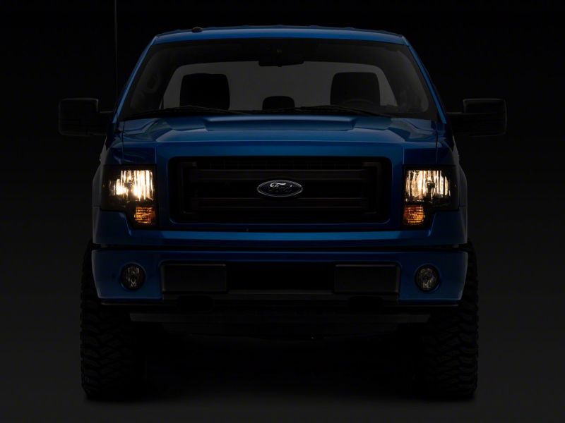 Raxiom 09-14 Ford F-150 Axial OEM Style Rep Headlights- Chrome Housing- SmokedLens T551344 T551344 Photo - Close Up