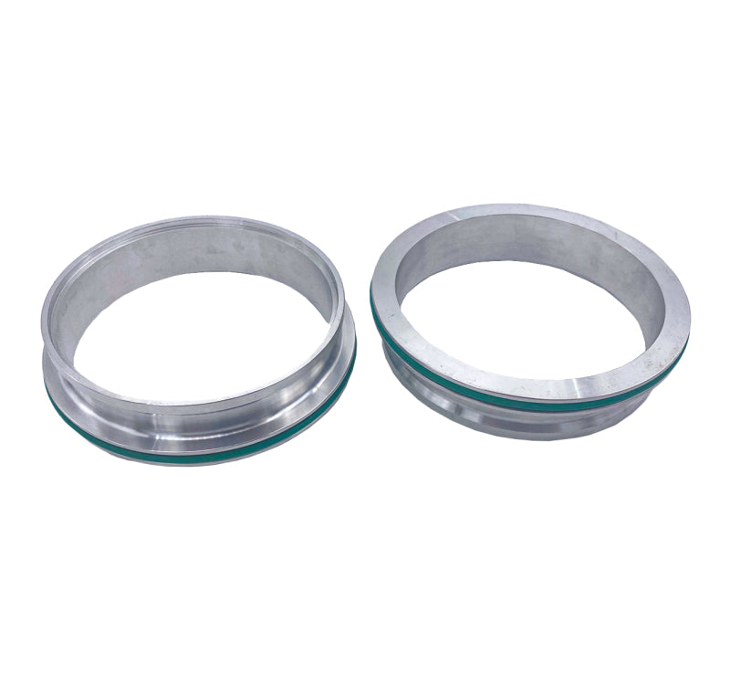 Granatelli Motor Sports Granatelli Stainless Steel Dual Seal Clamp 4.0in Weld-On Ferrule Set 318540FS 318540FS User 1