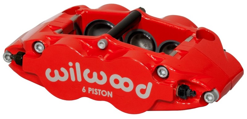 Wilwood Caliper-FNSL6R-RH - Red, 1.62/1.12/1.12" Pistons, 1.10" Disc 120-11780-RD User 1