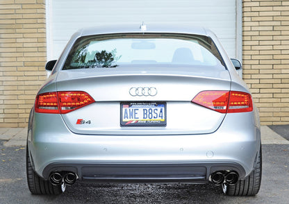 AWE Tuning Audi B8 / B8.5 S4 3.0T Touring Edition Exhaust - Diamond Black Tips (90mm) 3010-43014 3010-43014 Photo - Mounted