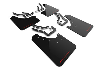 Rally Armor 2024 Toyota Tacoma Black UR Mud Flap w/ Red Logo MF114-UR-BLK-RD MF114-UR-BLK-RD Photo - Primary