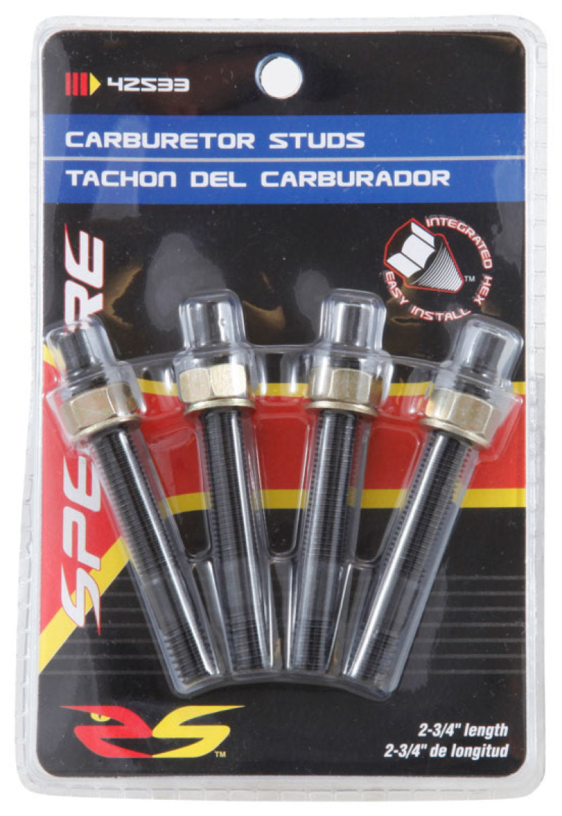 Spectre Carburetor Stud Kit w/Hardware 2-1/2in. 42533 42533 Photo - in package