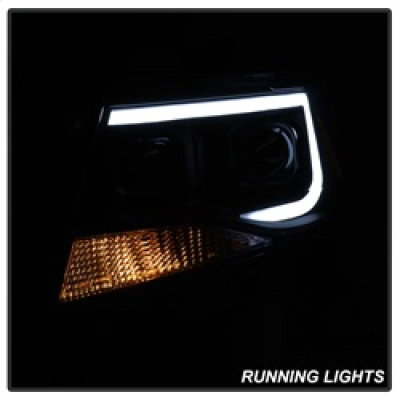 SPYDER xTune Chevy Colorado 15-17 HalogenOnly Projector Headlights - Black Smoked PRO-JH-CCO04-LBDRL-BSM 9039300 9039300 Photo - Unmounted