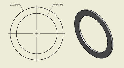 UMI Performance Spring Spacer 3/16in 90063 90063 Datasheet