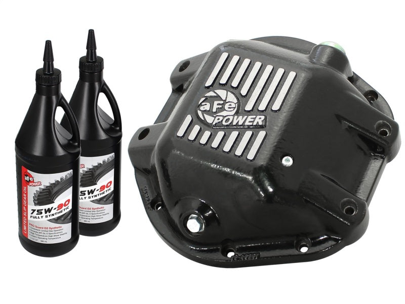 aFe POWER 46-70162-WL Differential Cover, Machined Fins w/ Gear Oil 46-70162-WL Photo - Primary