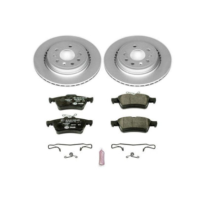 PowerStop Power Stop 03-11 Saab 9-3 Rear Euro-Stop Brake Kit ESK983 ESK983 Photo - Primary