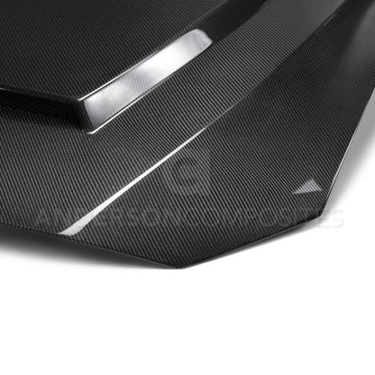 Anderson Composites 2018 Ford Mustang Super Snake Double Sided Carbon Fiber Hood AC-HD18FDMU-SN-DS AC-HD18FDMU-SN-DS User 4