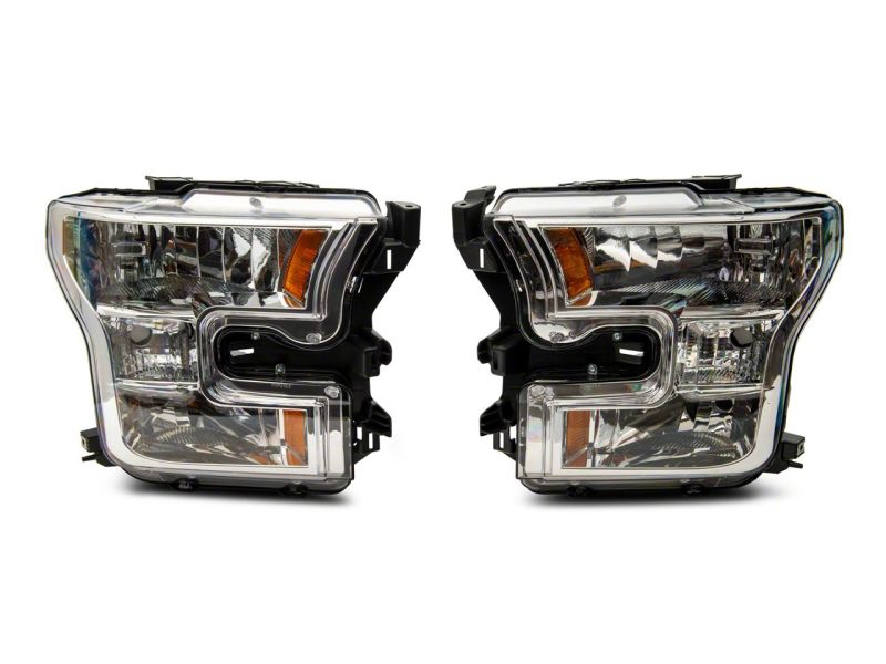 Raxiom 15-17 Ford F-150 Axial OEM Style Rep Headlights- Chrome Housing (Clear Lens) T551345 T551345 Photo - Close Up