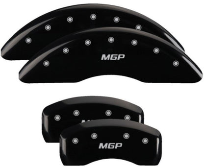 MGP 4 Caliper Covers Engraved Front & Rear MGP Black Finish Silver Char 2018 Kia Sportage 21194SMGPBK 21194SMGPBK User 1