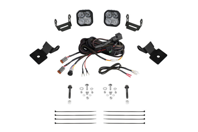 Diode Dynamics 14-18 Polaris RZR XP Stage Series SS3 A-Pillar Pod Kit - Sport White Combo DD7846 DD7846 Photo - Primary