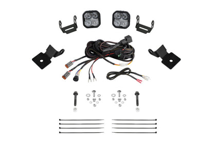 Diode Dynamics 14-18 Polaris RZR XP Stage Series SS3 A-Pillar Pod Kit - Sport White Combo DD7846 DD7846 Photo - Primary