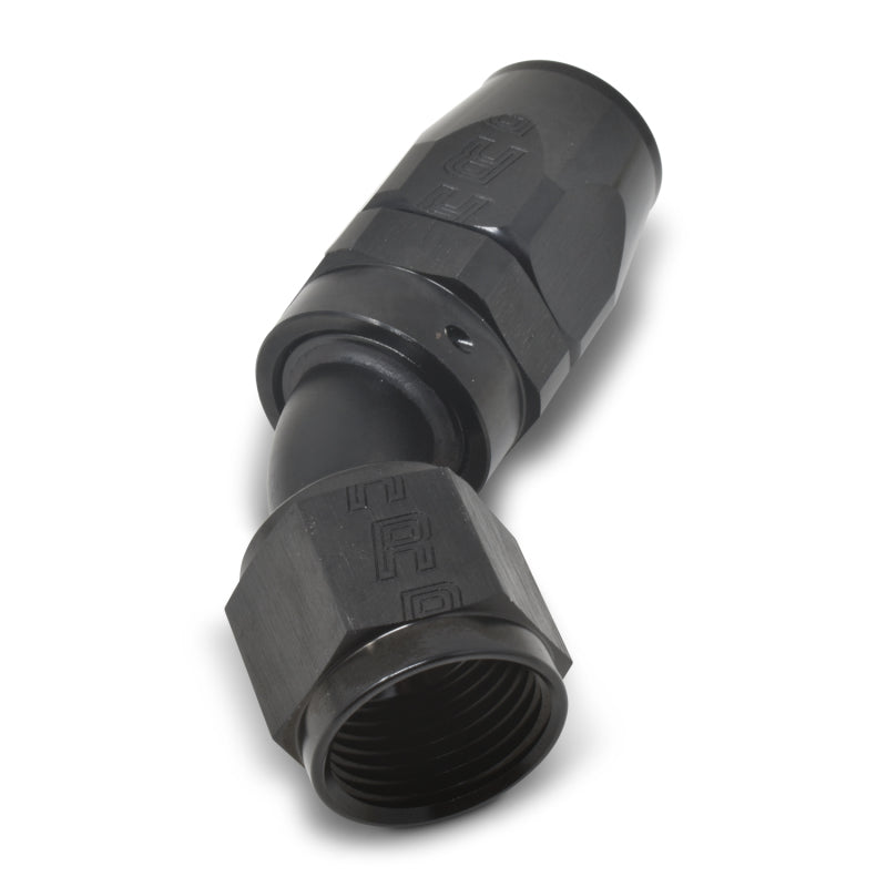 Russell Performance -8 AN Black 45 Degree Full Flow Hose End 610105 610105 Photo - out of package