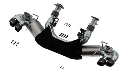 Borla 2020 Chevrolet Corvette C8 6.2L ATAK 3in Exhaust System Dual Round Angle Cut Carbon Fiber Tips 140839CF 140839CF User 1