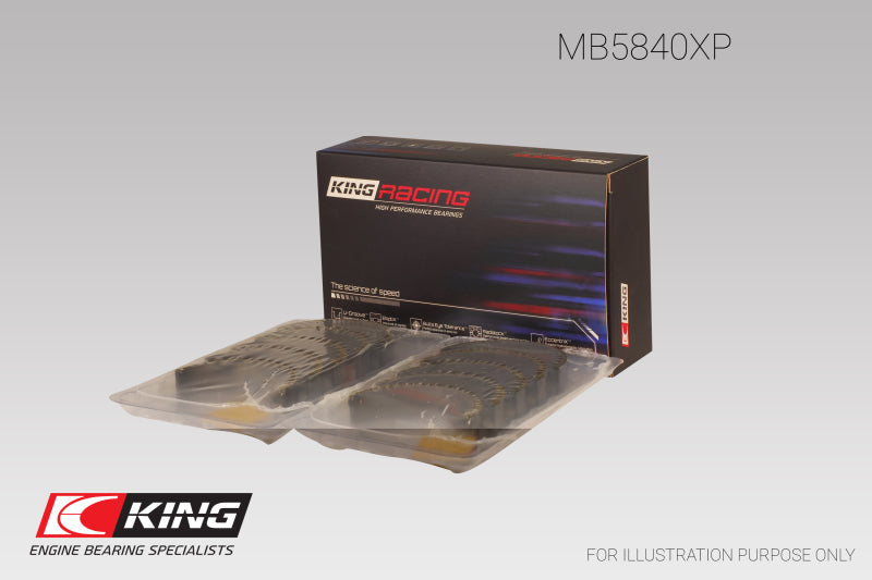 King Engine Bearings King Chrysler 300 Srt8 (Size 0.26) pMaxBlack Coated Main Bearing Set MB5840XP.026 MB5840XP.026 User 1
