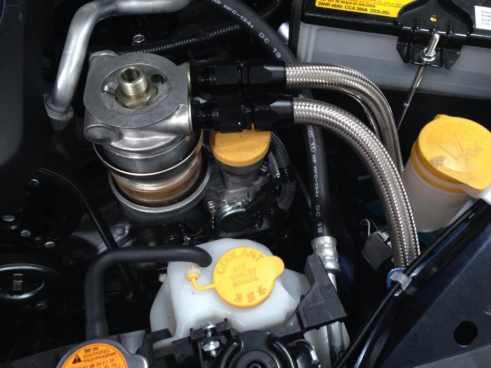 Tomioka Racing TR Temperature Controlled Oil Cooler Kit for 2015+ Subaru WRX