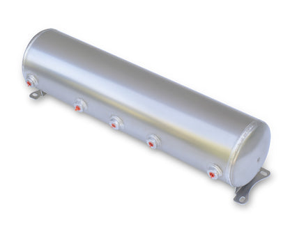 Ridetech Air Tank 5 Gallon Aluminum w/ 5- 1/4in Ports and 1-1/8in Port 31915100 31915100 Photo - Primary