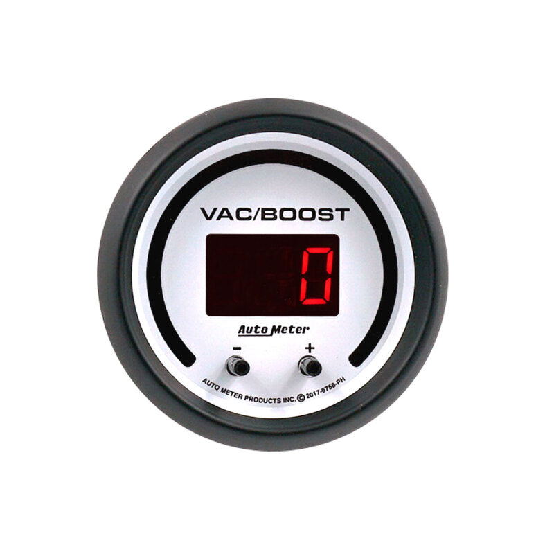 Autometer 52.4mm White Switchable 0-1600 PSI / 0-110 BAR Vacuum/Boost Phantom Elite Digital Gauge 6758-PH 6758-PH User 2