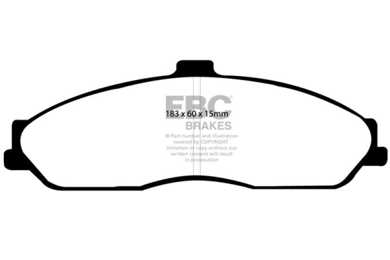 EBC Disc Brake Pad Set UD731 Photo - Primary