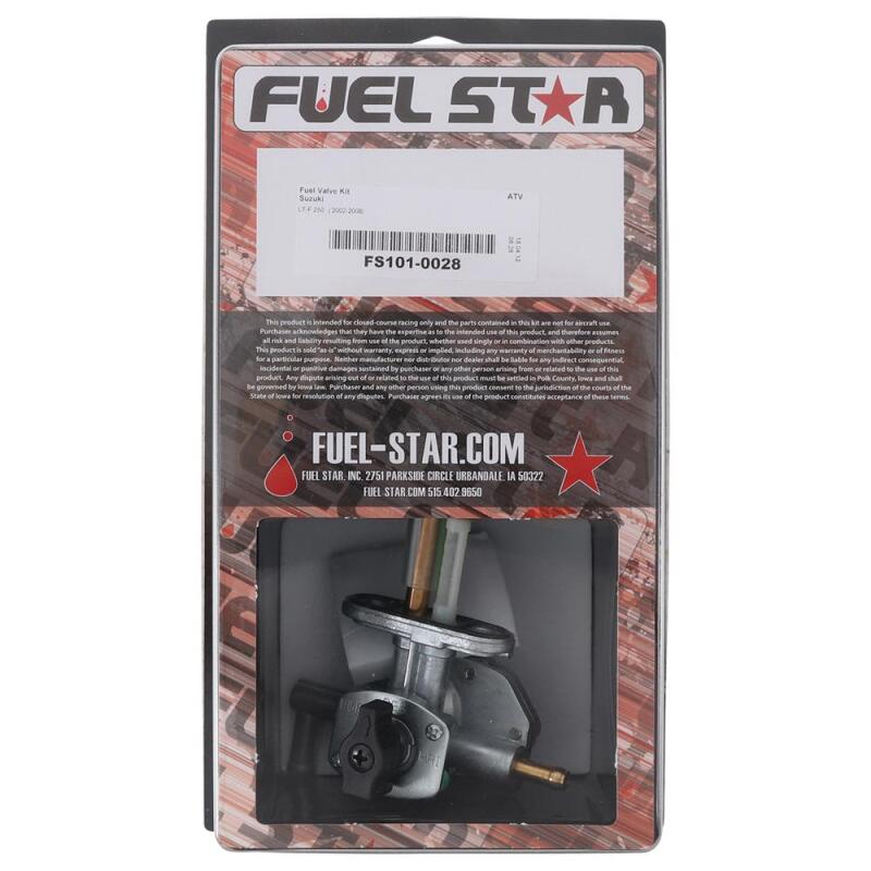 All Balls Racing 02-06 LT-F 250 Ozark 2x4 Fuel Valve Kit FS101-0028 FS101-0028 Photo - Primary