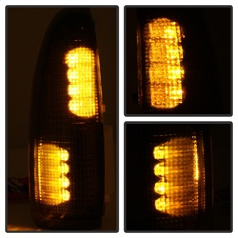 SPYDER xTune Ford Superduty F250-F650 03-07 Amber LED Mirror Signal Lens - Smoke ACC-LED-FDSD99-MR-SM 9924729 9924729 Photo - Unmounted