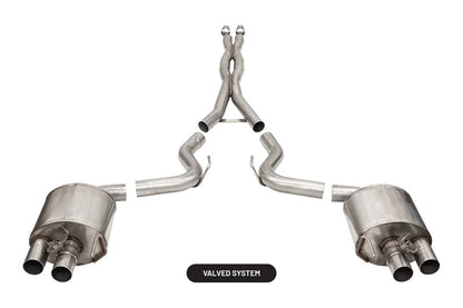CORSA Performance Corsa 2015-2020 Ford Mustang GT350/R 5.2L V8 Dual Rear Cat-Back- Stainless Dual Rear Exit 21096 21096 Photo - Primary