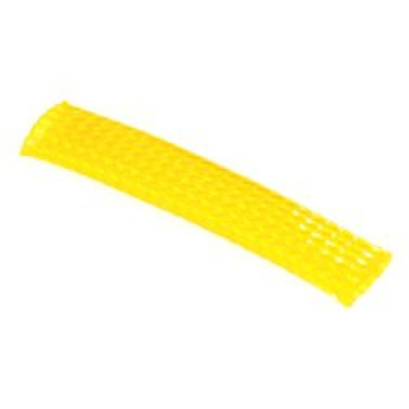 NAMZ 3/8in ID Flex Sleeving Yellow - 25ft NBFS-YE