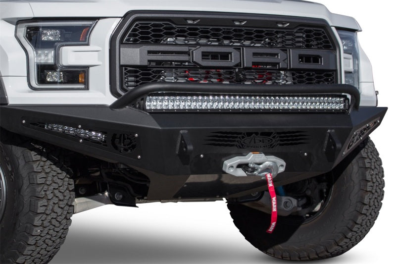 Addictive Desert Designs 2017-2019 Ford Raptor HoneyBadger Winch Front Bumper F117382860103 Photo - Mounted