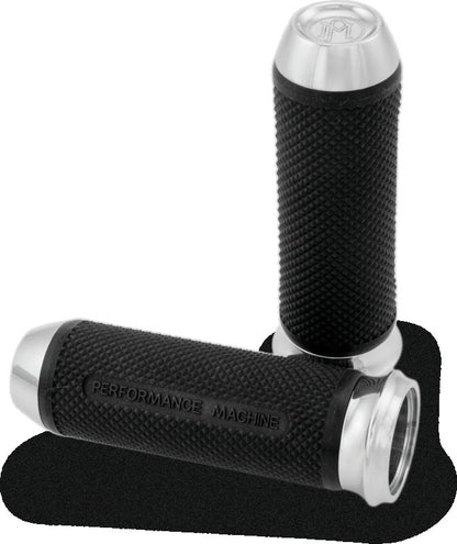 Performance Machine Handle Grip Set - Elite TBW - Chrome 0063-2028-CH 0063-2028-CH User 3