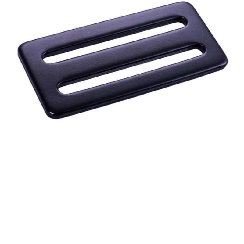 Racequip 3 In. Wide 3 Bar Slide Seat Belt Adjuster & Mounting Hardware / Forged Steel - Black 700975