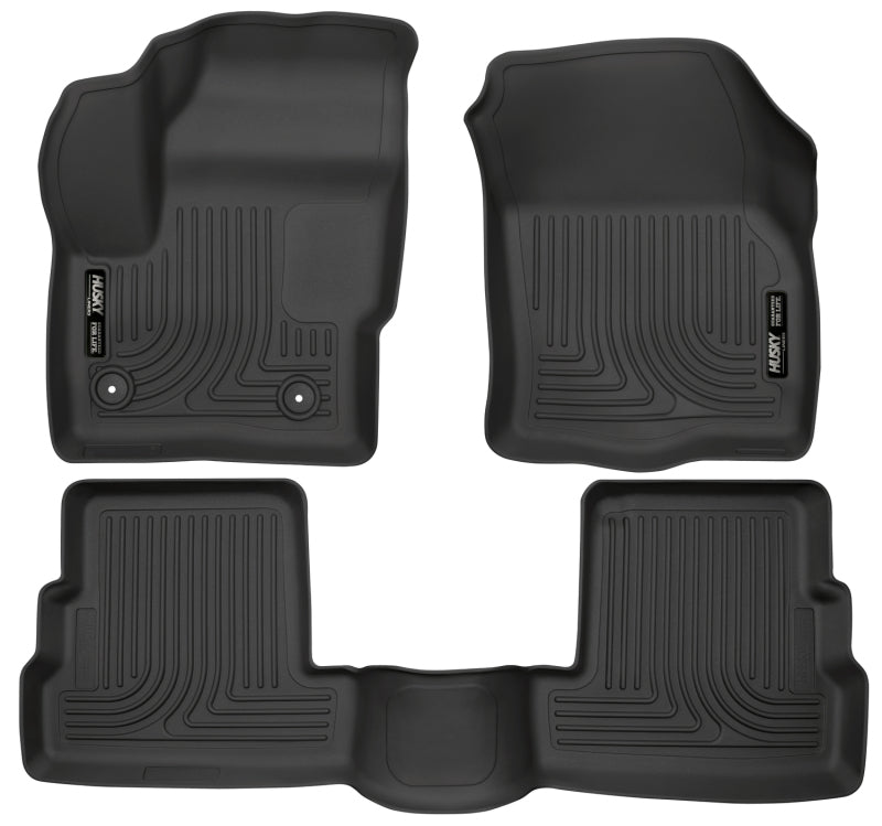 Husky Liners 2015 Lincoln MKC WeatherBeater Black Front & Second Seat Floor Liner 99301 Photo - Primary