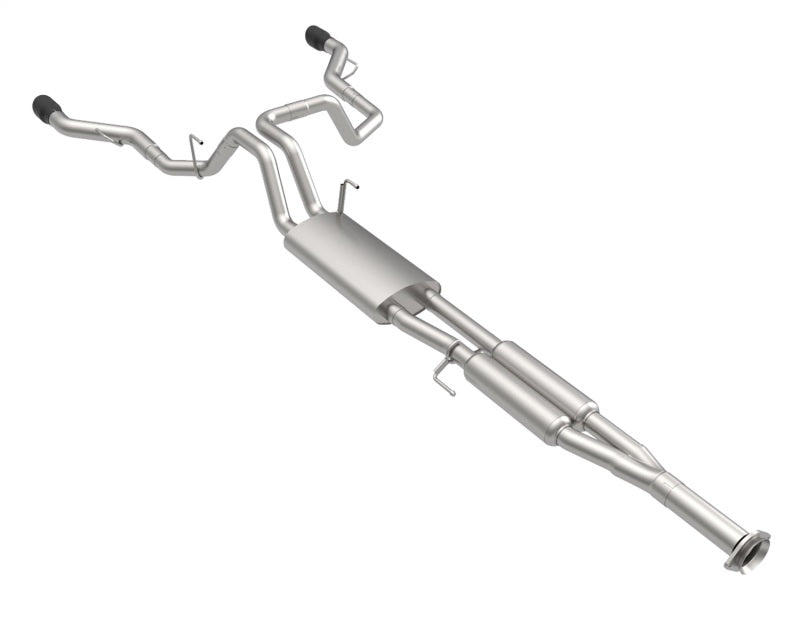Kooks Headers Kooks 21+ Ford F150 2.7/3.5/5.0L 3in Dual Cat-Back Rear Exit Exhaust w/BlackTips 13704220 13704220 Photo - Unmounted