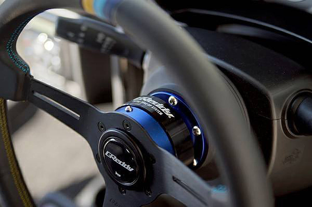GReddy BLUE GREDDY RAPFIX II STEERING WHEEL QUICK RELEASE HUB - () 70723801
