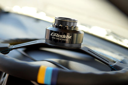 GReddy BLACK GREDDY RAPFIX II STEERING WHEEL QUICK RELEASE HUB 70723802