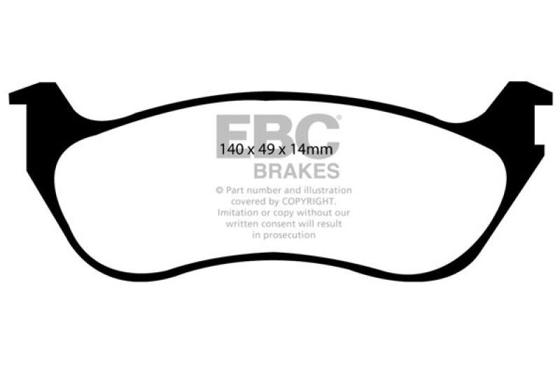 EBC Disc Brake Pad Set UD881 Photo - Primary