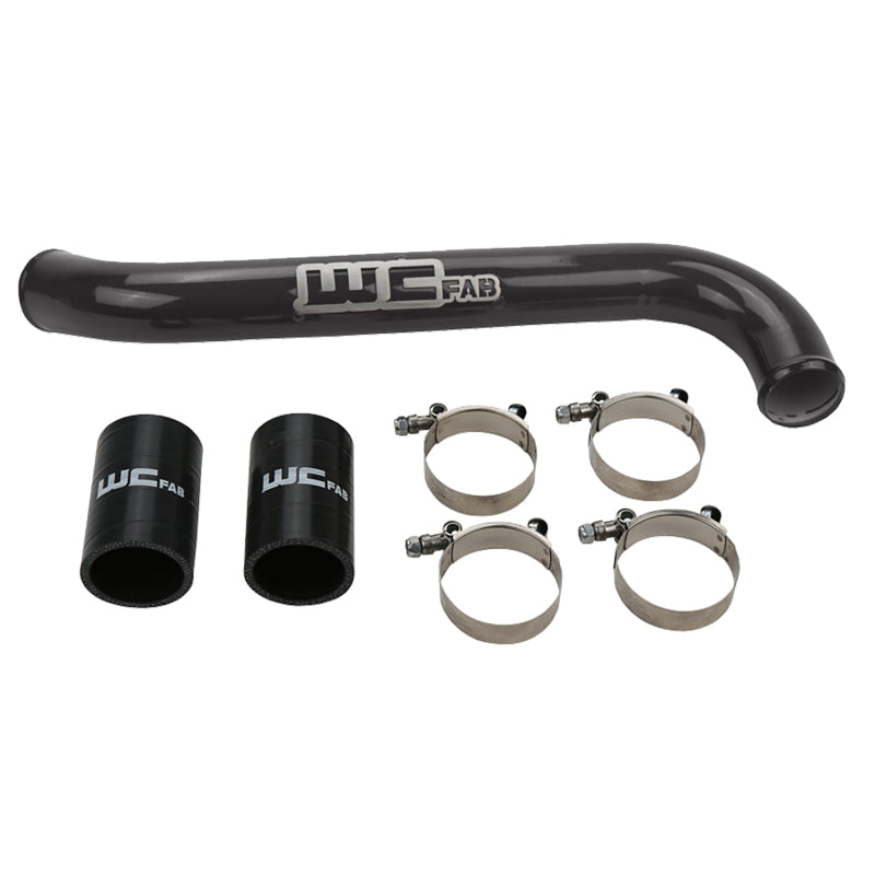 Wehrli 17-19 Chevrolet 6.6L L5P Duramax Upper Coolant Pipe - Orange Frost WCF100742-OF WCF100742-OF Photo - Primary