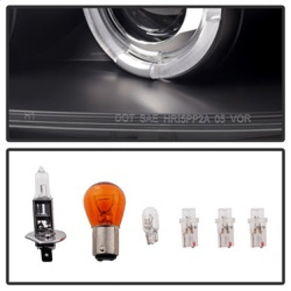 Spyder Pontiac G6 2/4DR 05-08 Projector Headlights LED Halo LED Blk PRO-YD-PG605-HL-BK 5011596 5011596 Photo - Unmounted