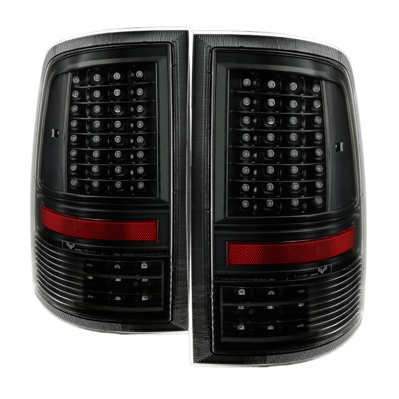 SPYDER xTune Dodge Ram 1500 09-14 - Incandescent Only C Shape LED Tail Lights- Black ALT-JH-DR09-LED-CS-BK 9036378 9036378 Photo - Primary