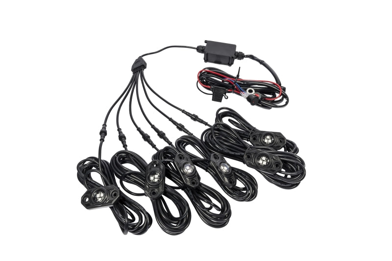 KC HiLiTES C-Series RGB Multi-Color Multi-Use LED 6-Light System - 5W Flood Beam 339 339 Photo - Primary