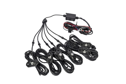 KC HiLiTES C-Series RGB Multi-Color Multi-Use LED 6-Light System - 5W Flood Beam 339 339 Photo - Primary