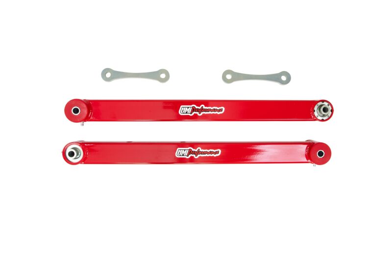 UMI Performance UMI 78-96 GM B-Body Boxed Extended Length Lower Control Arms w/Poly Bushings - Red 3622-R 3622-R Photo - Primary