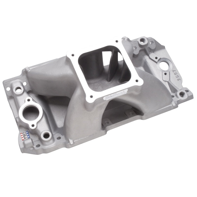 Edelbrock Manifold Bbc Super Victor 632 Tall Deck Conventional Rect Port Heads 2897 Photo - Unmounted
