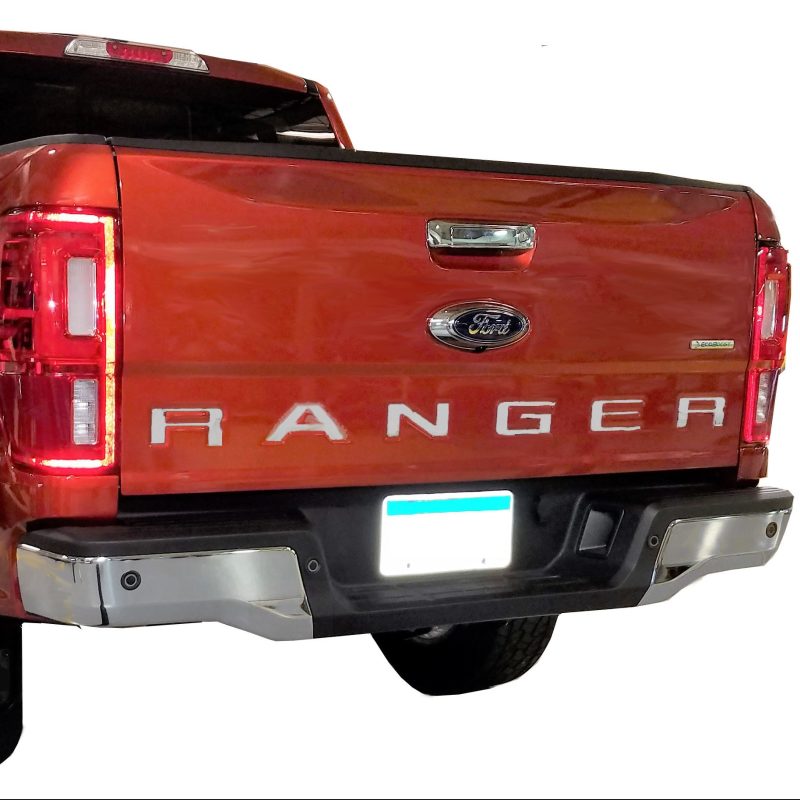 Putco 19-20 Ford Ranger - Stainless Steel Tailgate Letters RANGER 55554FD 55554FD Photo - Primary