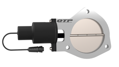 QTP 4in Bolt-On QTEC Electric Cutout Valve w/Flange - Single QTEC40F QTEC40F Photo - Primary