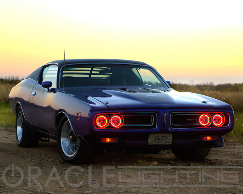 ORACLE Lighting Oracle Pre-Installed Lights 5.75 IN. Sealed Beam - ColorSHIFT Halo 6904-333 6904-333 Photo - lifestyle view