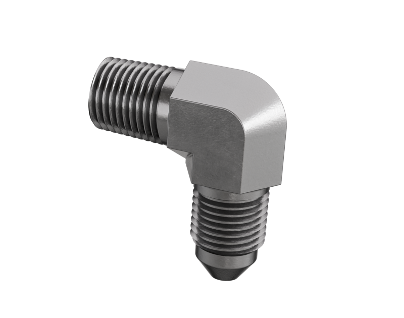 Goodridge 90 Deg Male Adaptor AN3 to 1/8 NPT P822-03P3 P822-03P3 Photo - Primary