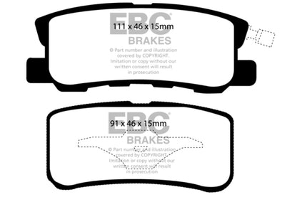 EBC Disc Brake Pad Set DP61407 Photo - Primary