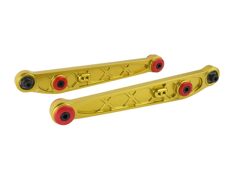 Skunk2 Honda/Acura EK Alpha Series Rear Lower Control Arm Set - Gold 542-05-1210 Photo - Unmounted