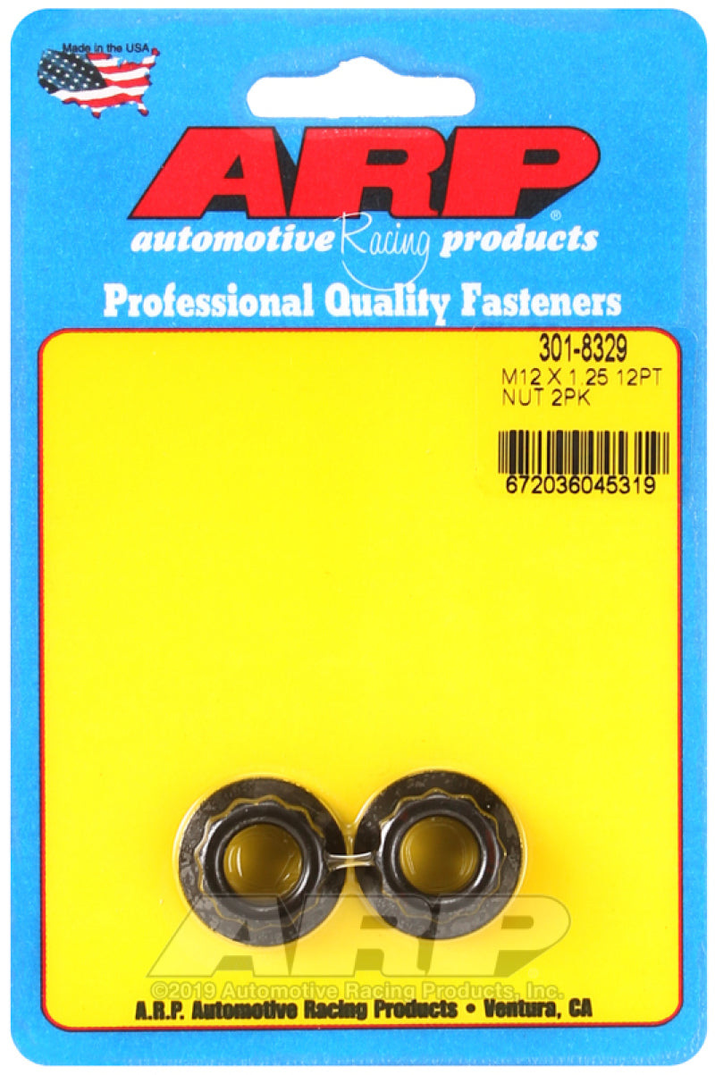 ARP M12 X 1.25 12pt Nut Kit 301-8329 Photo - Primary