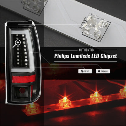Spyder 03-06 Chevy Silverado - (Does Not Fit Stepside) LED Tail Lights - All Black ALT-YD-CS03V2-LED 5085849 5085849 Photo - Unmounted